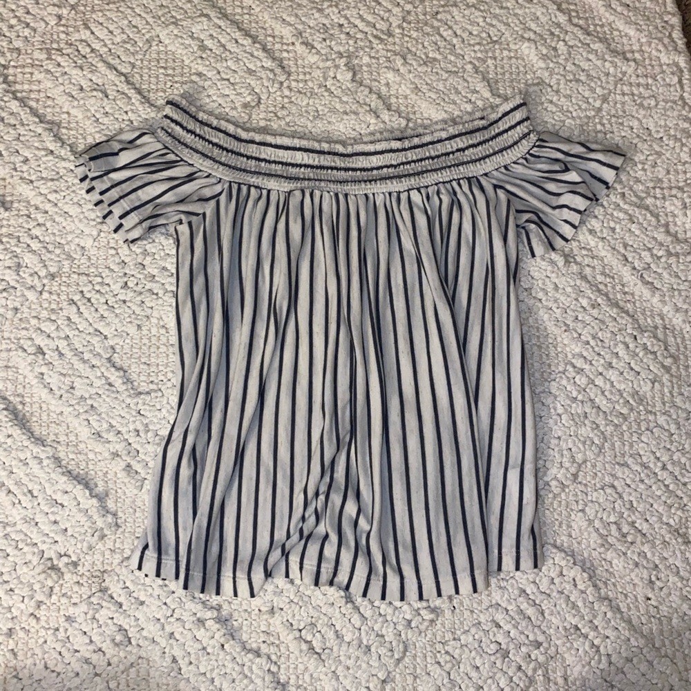 Flowey off the shoulder top